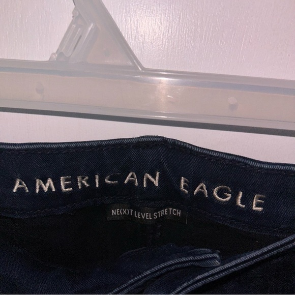 American Eagle Outfitters Dark Blue Stretch Denim - Picture 2 of 5